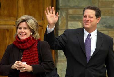 Al Gore and his wife