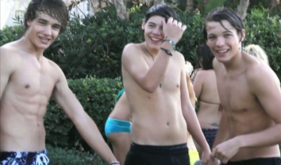 One Direction Shirtless