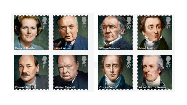 Margaret Thatcher Royal Mail's PM stamp collection