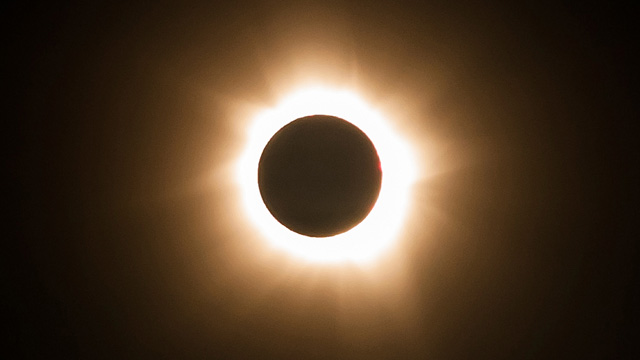 Total solar eclipse from Cape Tribulation, Queensland