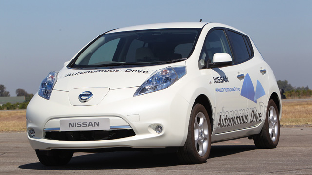 Nissan autonomous car